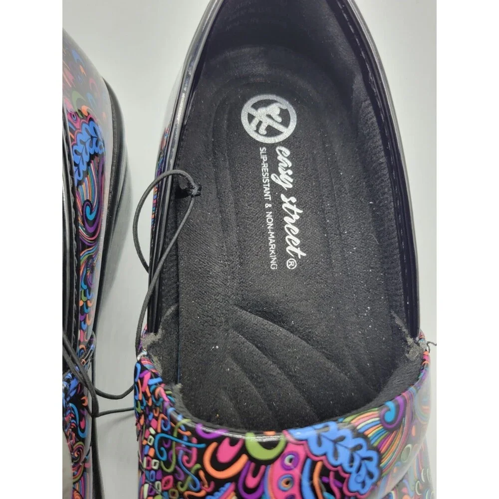 Easy Street Women’s Purple/Blue Tiffany Slip On Size 8 (NWOB)